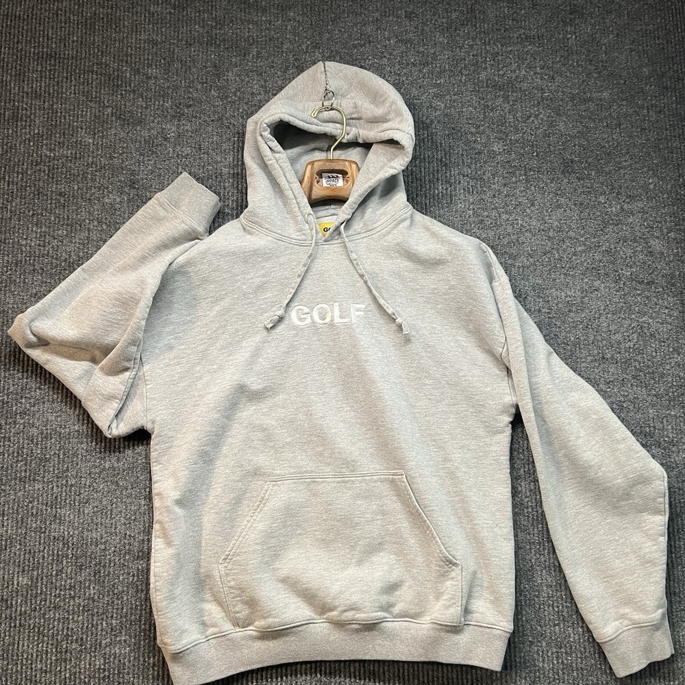 Golf Wang Hoodie Men's Large Gray Logo‎ Embroidered Tyler the Creator Pullover